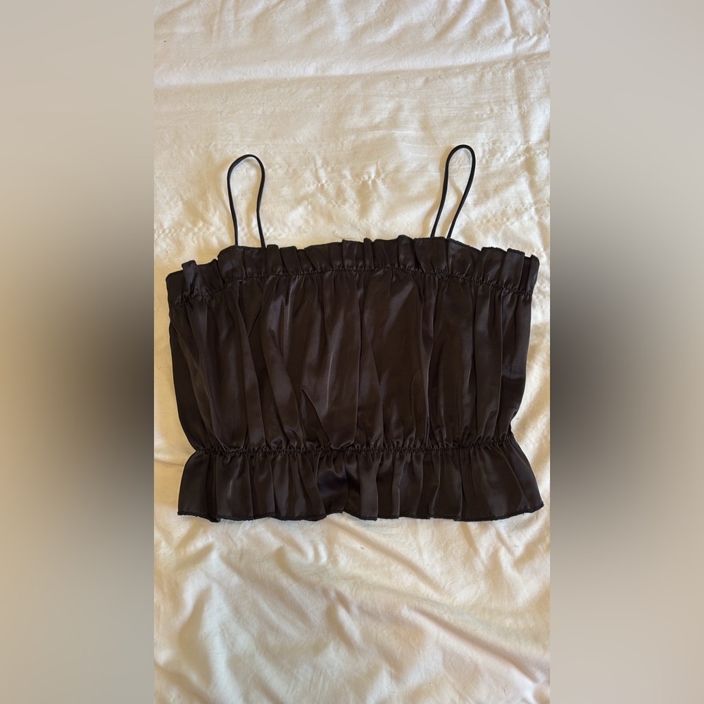 SHEIN satin top